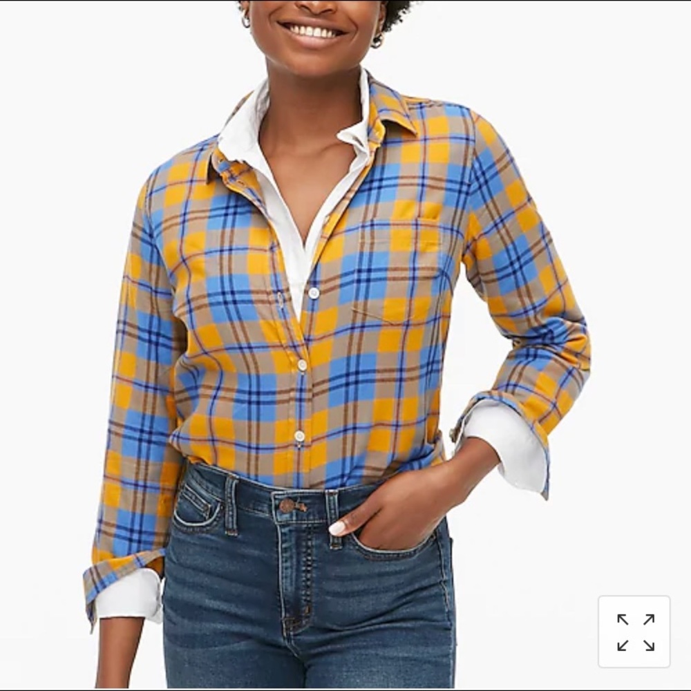 J. Crew Flannel button-up shirt